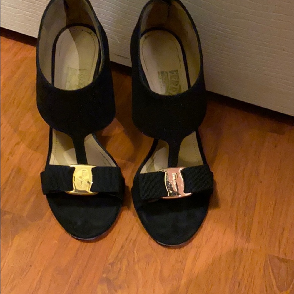 Ferragamo open toe Heels